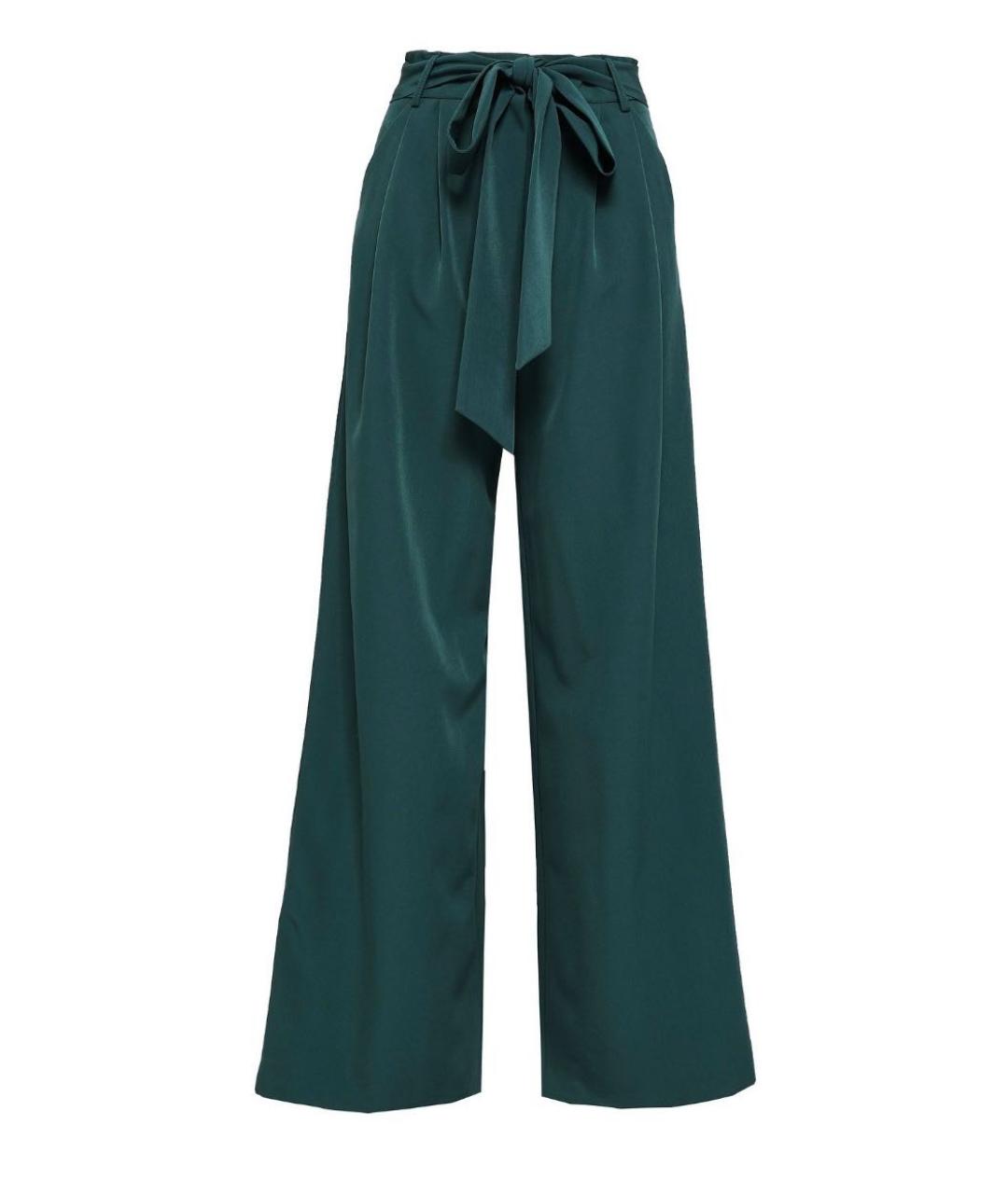 MILLY Зеленые полиэстеровые брюки широкие, фото 1