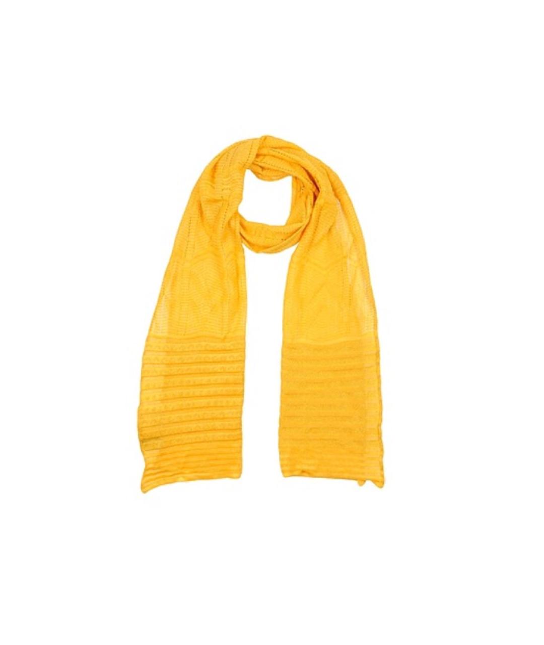 M MISSONI Желтый шарф, фото 1