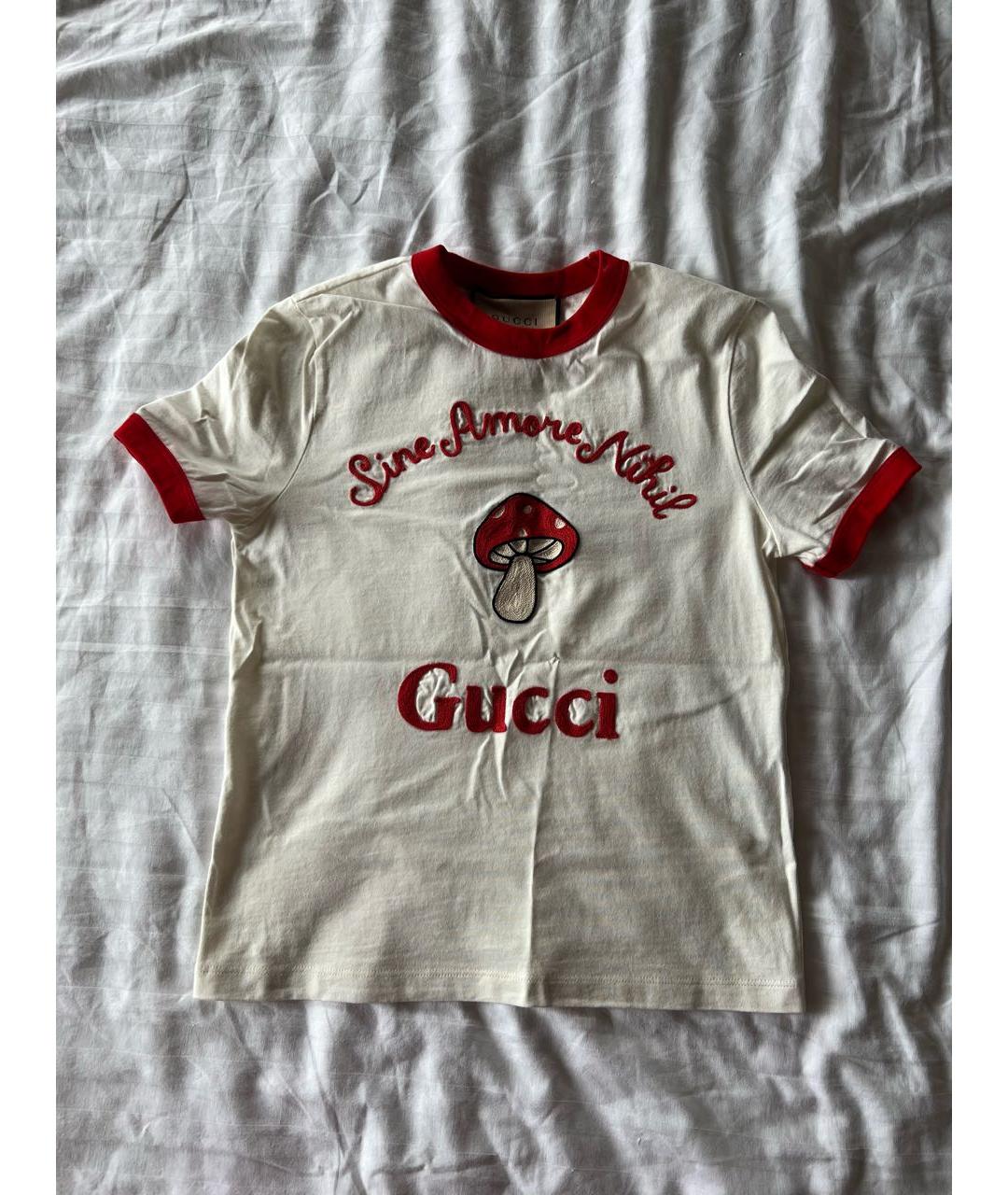 GUCCI Мульти хлопковая футболка, фото 5