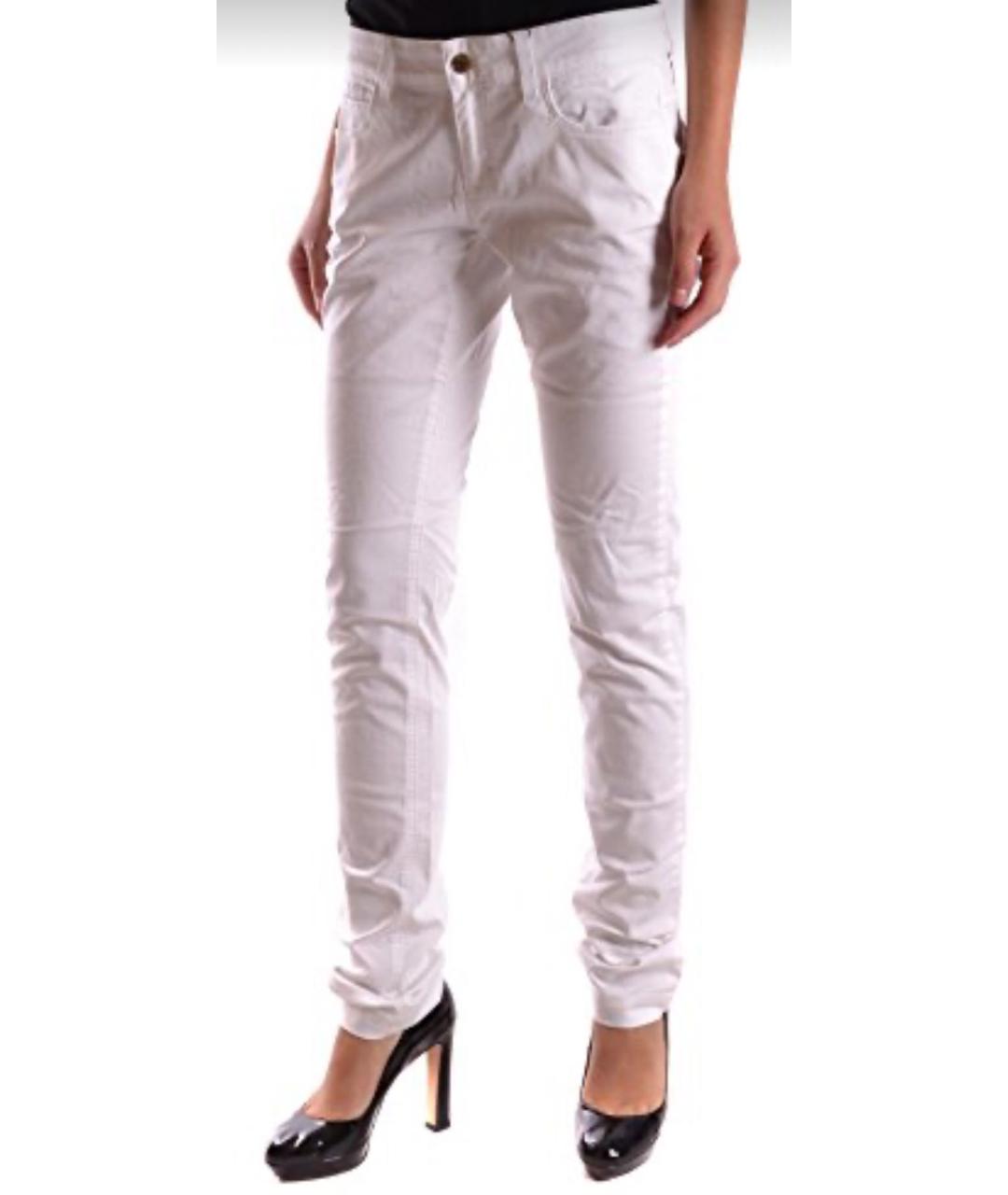 GUCCI Белые хлопко-эластановые джинсы слим, фото 5