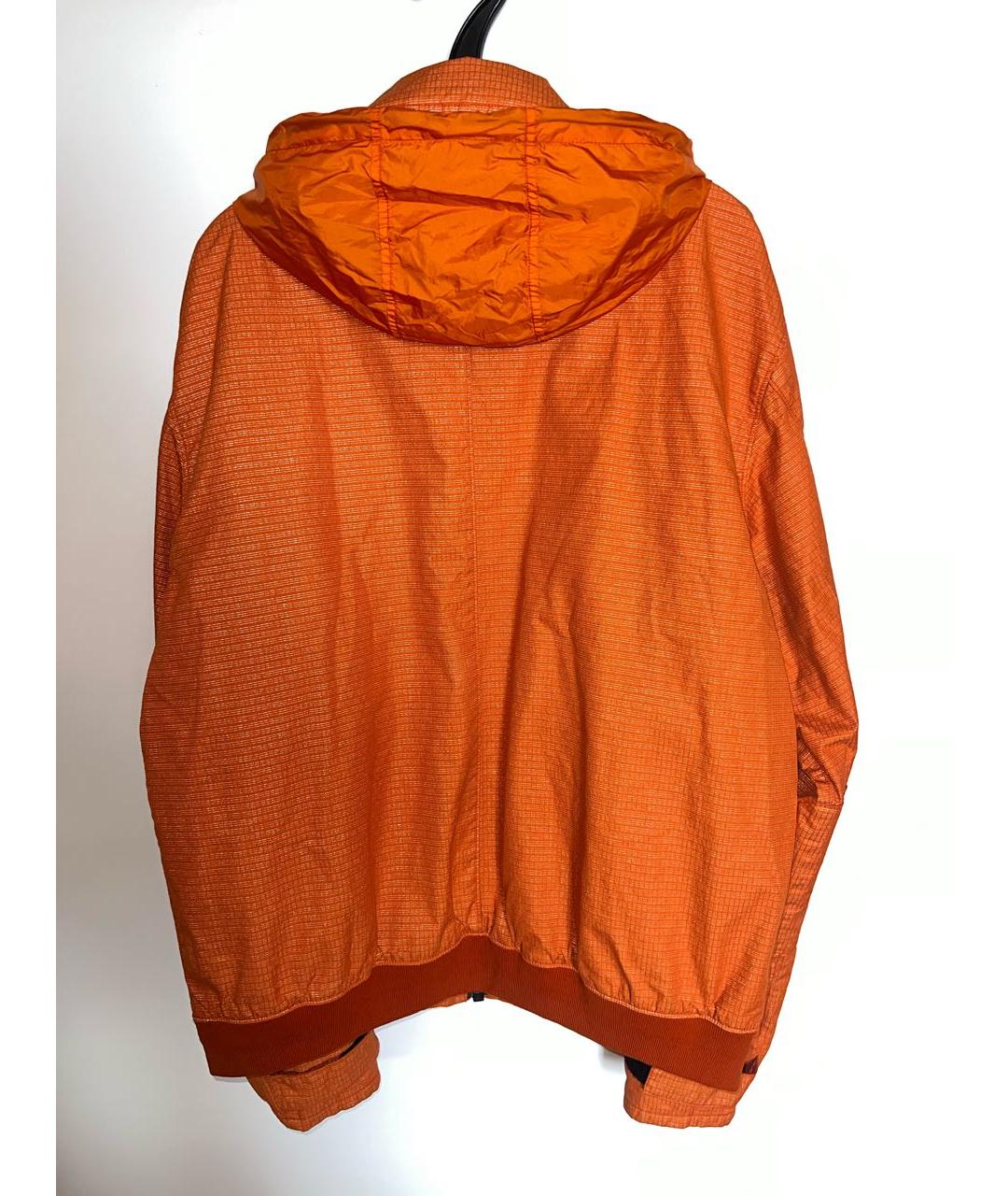 STONE ISLAND Оранжевая хлопковая куртка, фото 4