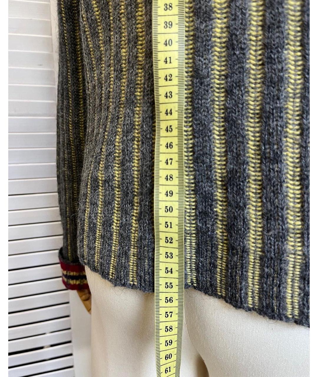 SPORT MAX CODE Серый шерстяной джемпер / свитер, фото 4