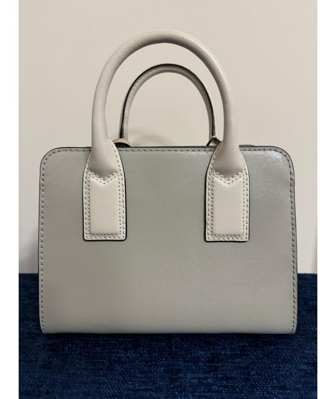 MARC JACOBS Бежевая кожаная сумка тоут, фото 3