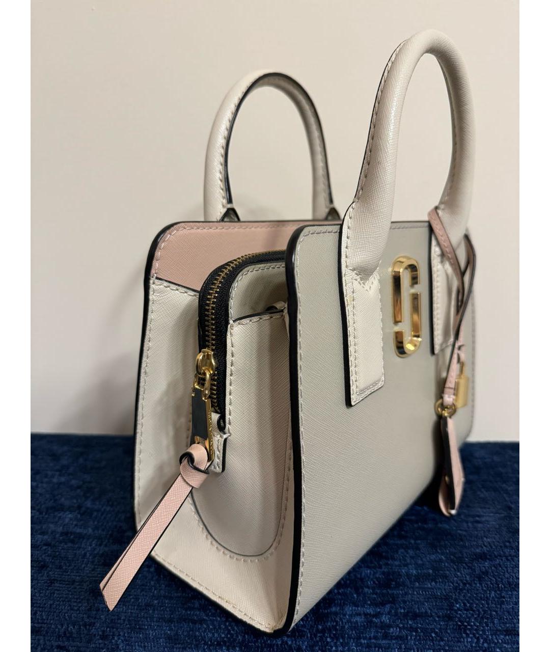 MARC JACOBS Бежевая кожаная сумка тоут, фото 2