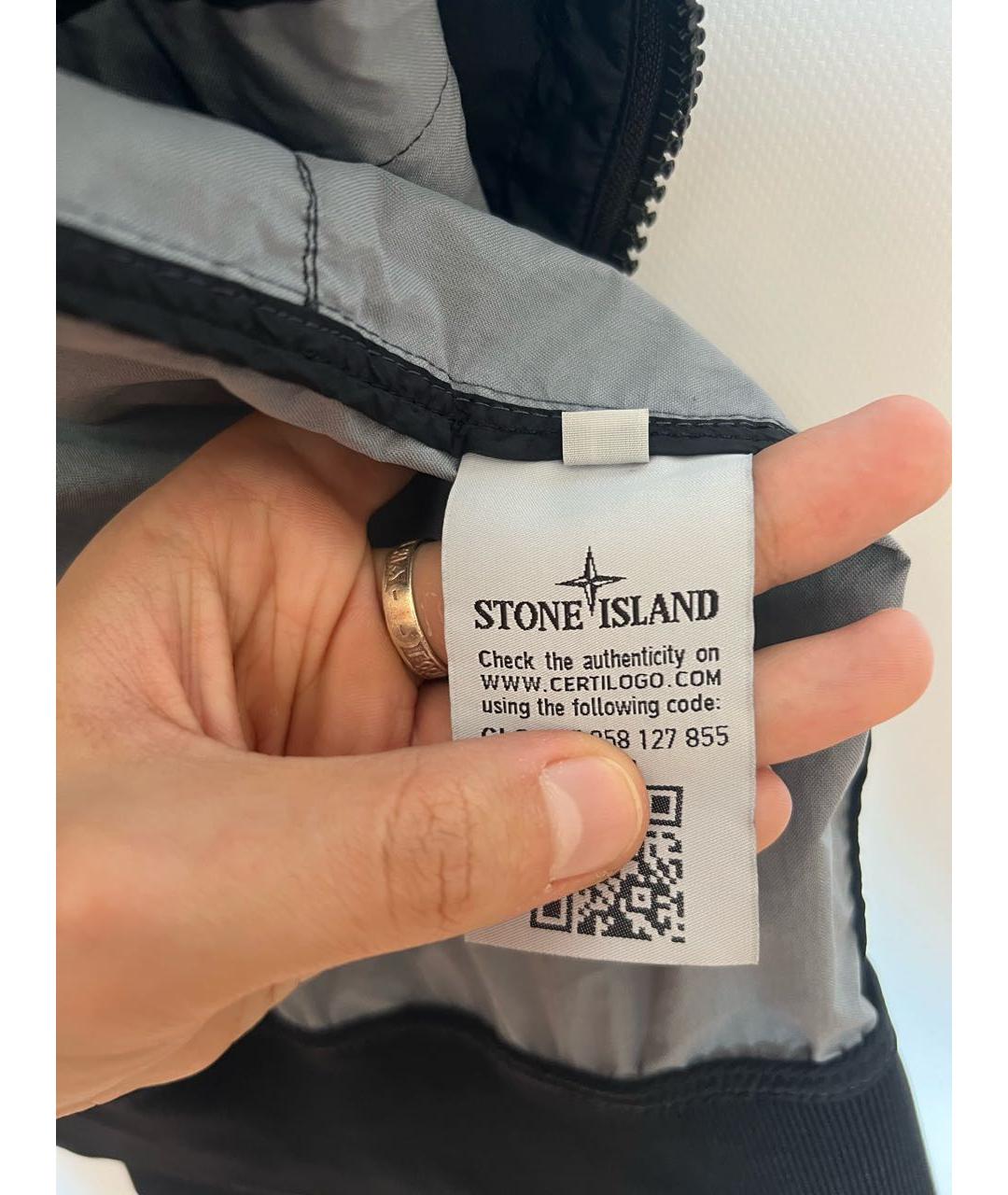 STONE ISLAND Черная куртка, фото 8