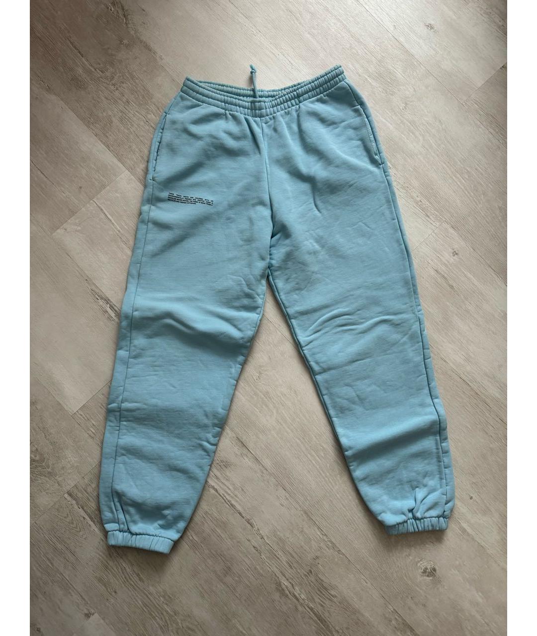 THE PANGAIA Голубые хлопковые спортивные брюки и шорты, фото 2