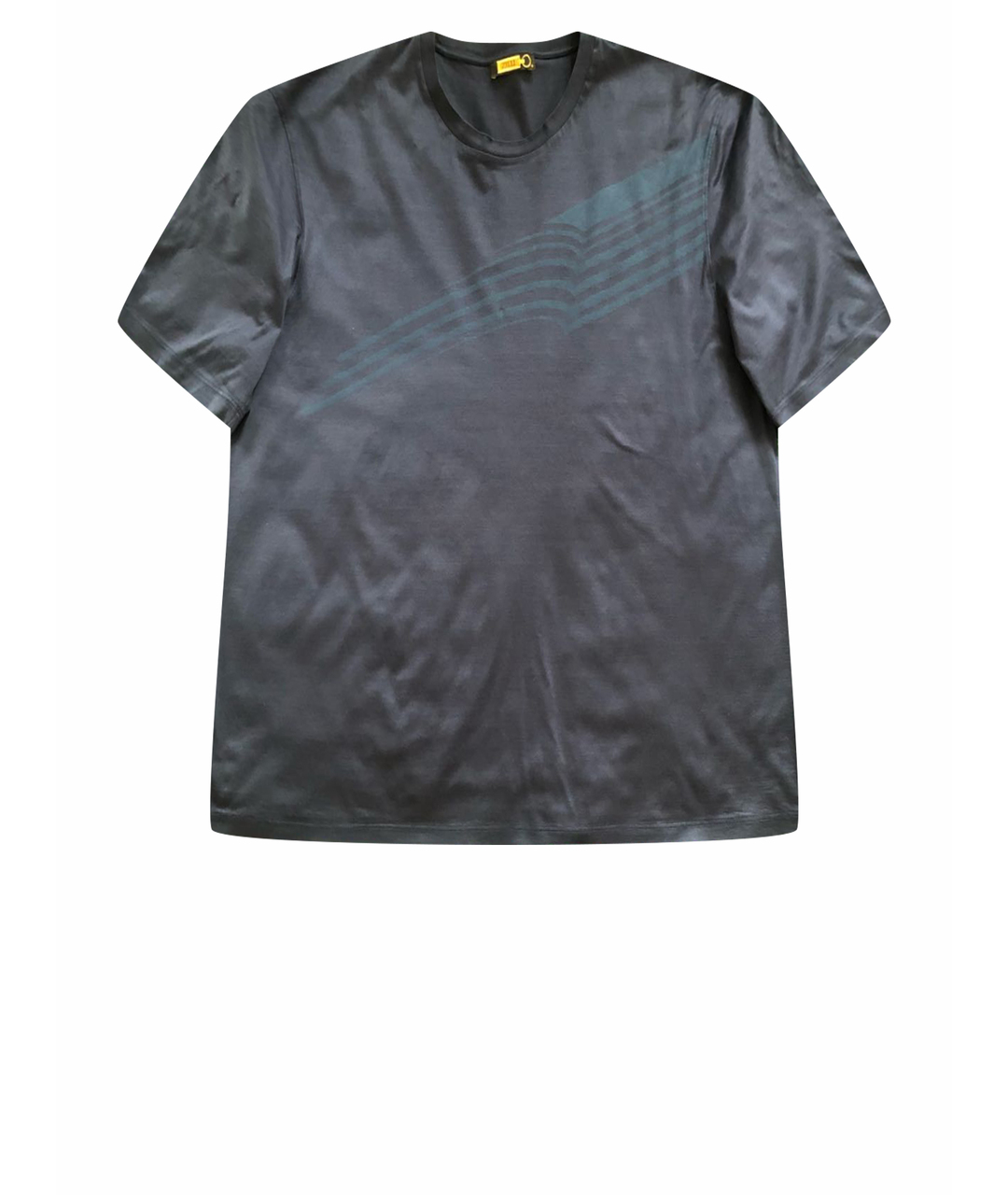 ZILLI Темно-синяя хлопковая футболка, фото 1