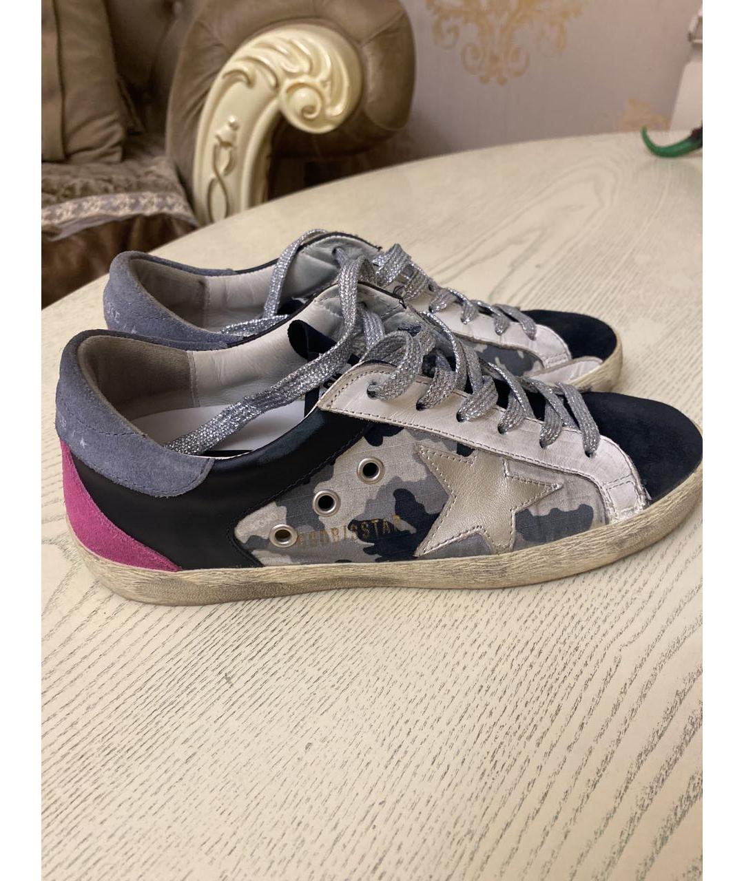 GOLDEN GOOSE DELUXE BRAND Мульти замшевые кеды, фото 5