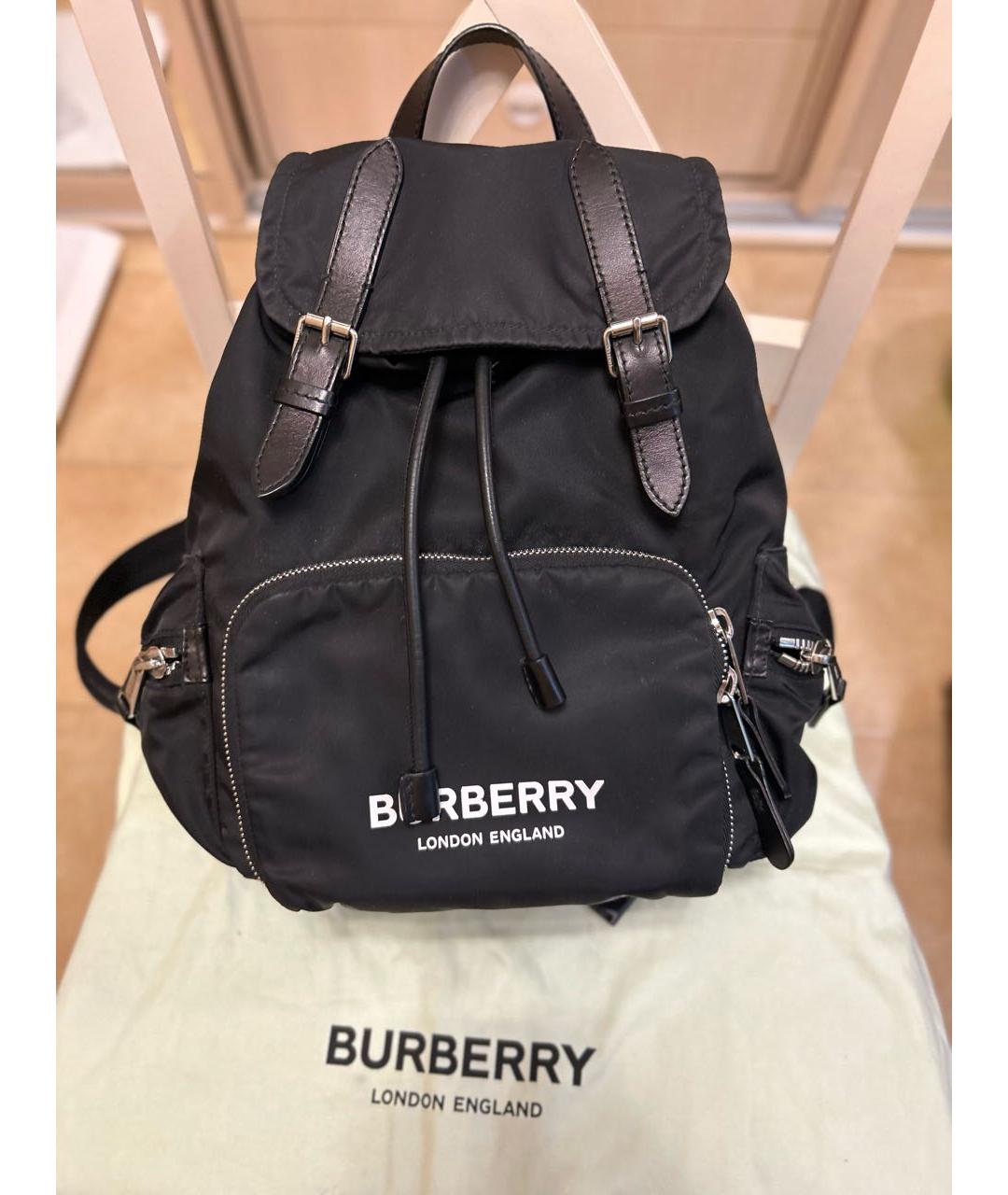 BURBERRY Черный рюкзак, фото 9