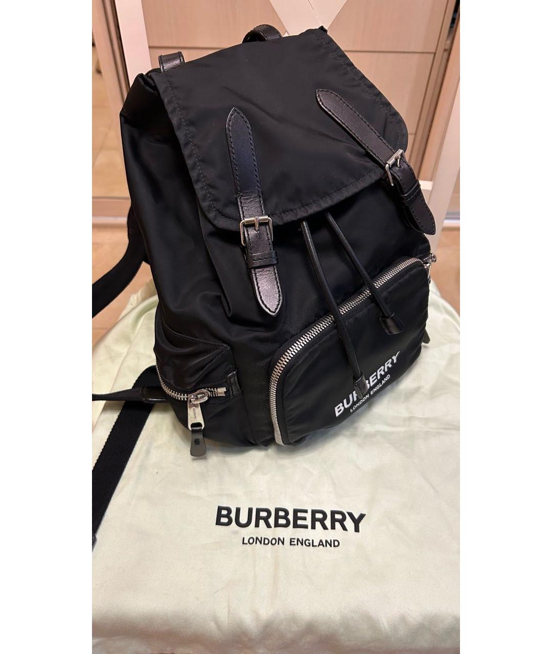 BURBERRY Черный рюкзак, фото 2