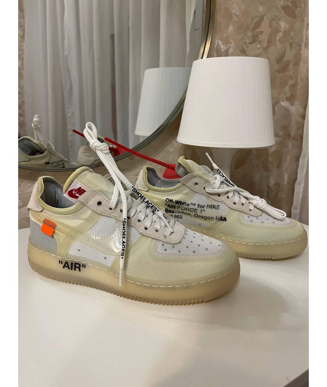 NIKE X OFF-WHITE Белые кроссовки, фото 3