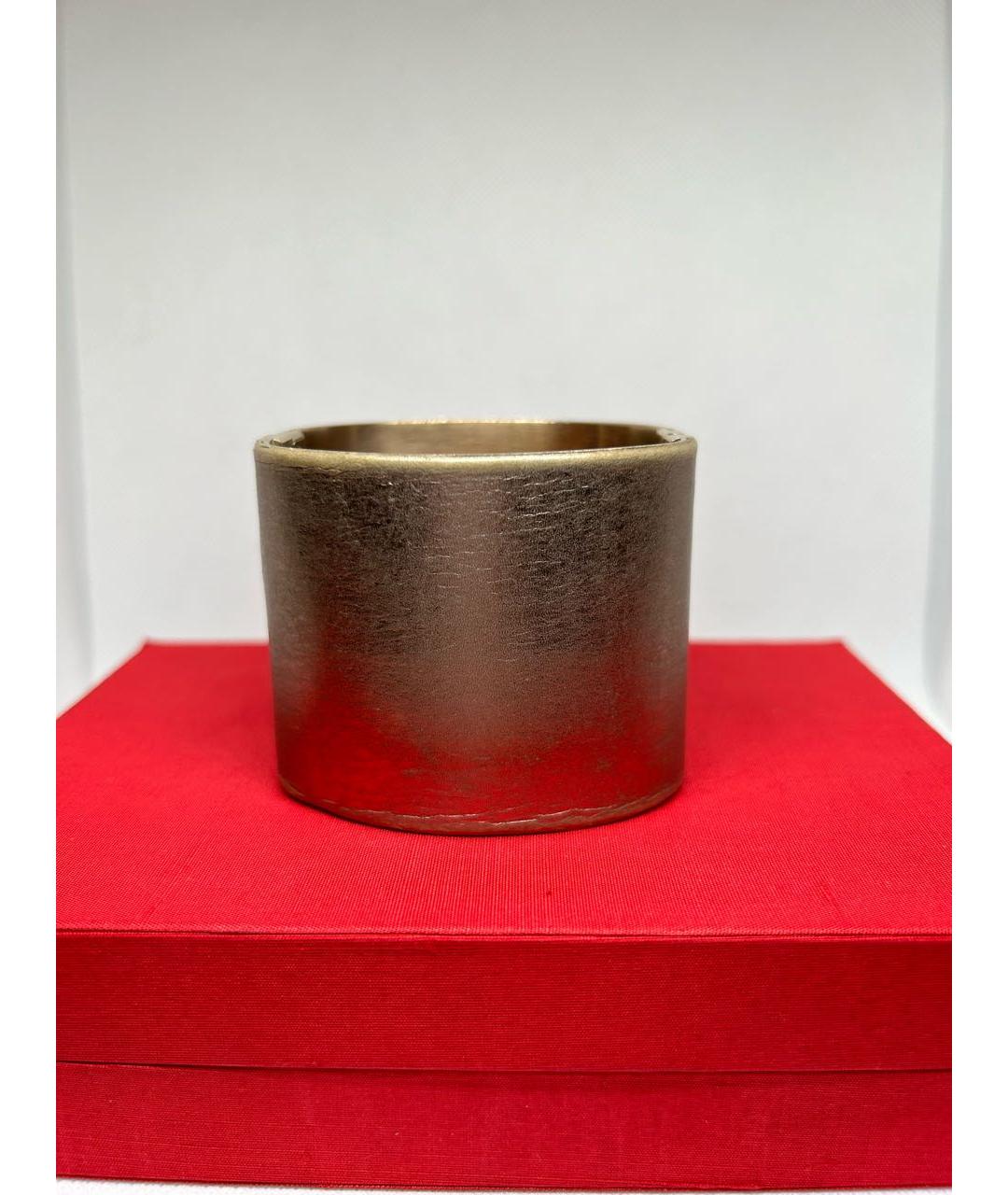 CHANEL PRE-OWNED Золотой металлический браслет, фото 5