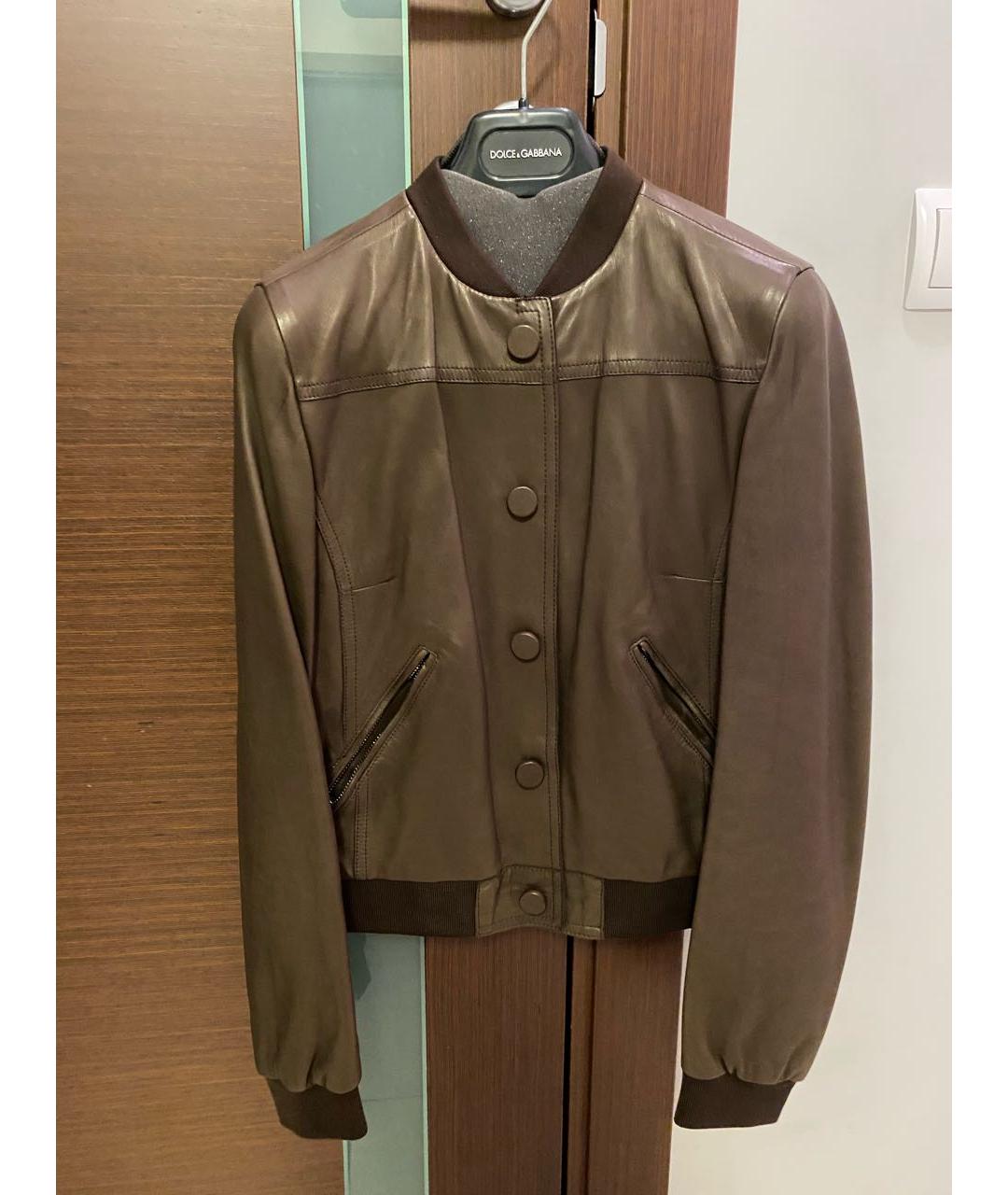 DOLCE&GABBANA Кожаная куртка, фото 9