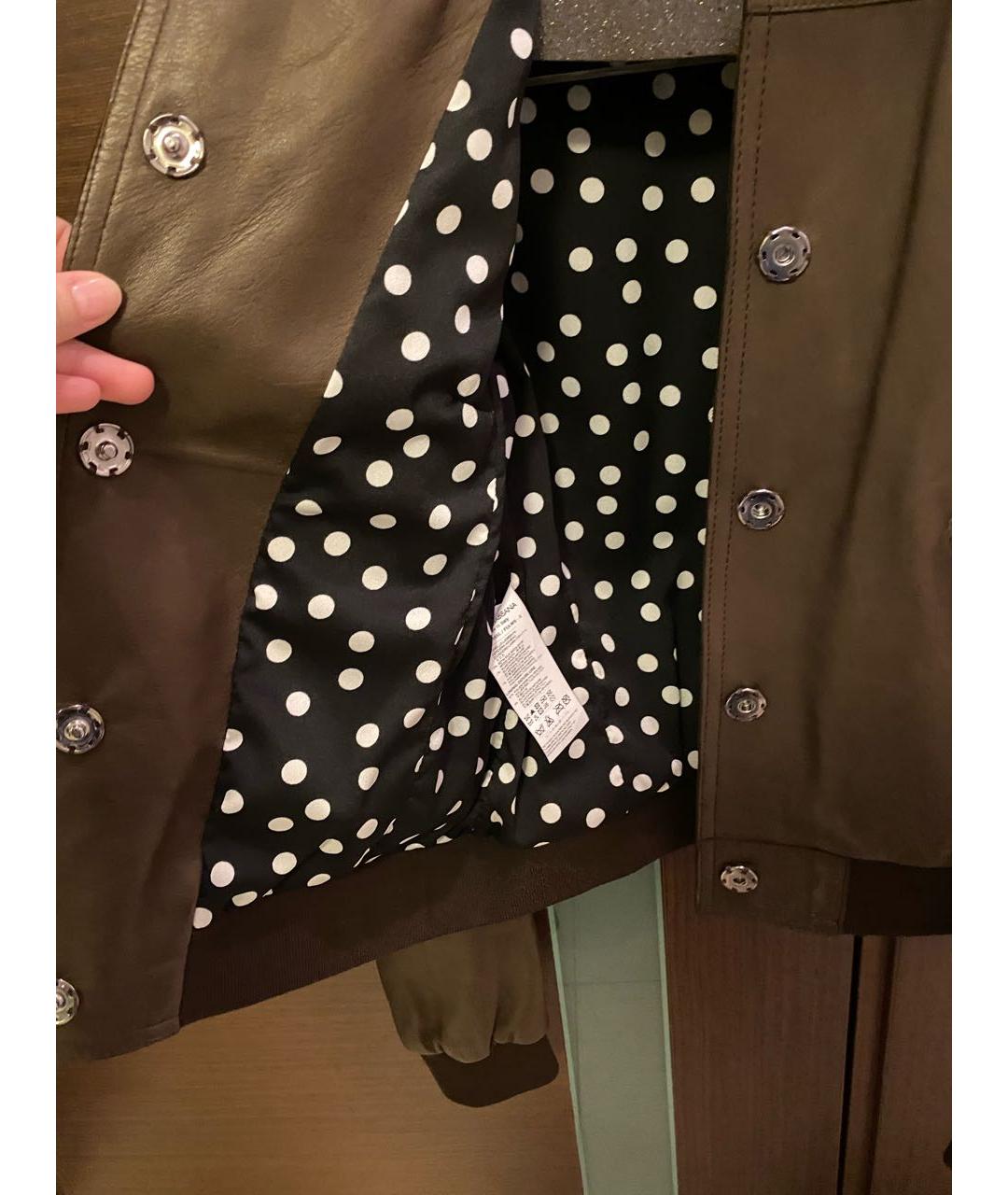 DOLCE&GABBANA Кожаная куртка, фото 7