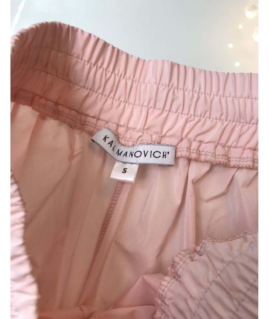 KALMANOVICH Розовый полиэстеровый костюм с брюками, фото 7