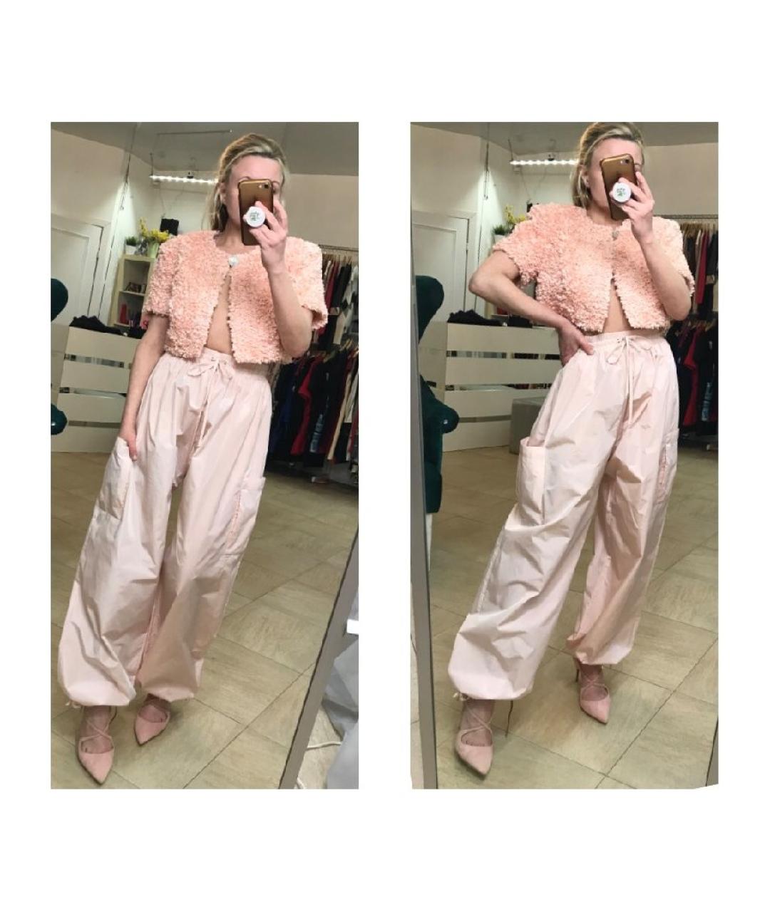 KALMANOVICH Розовый полиэстеровый костюм с брюками, фото 9