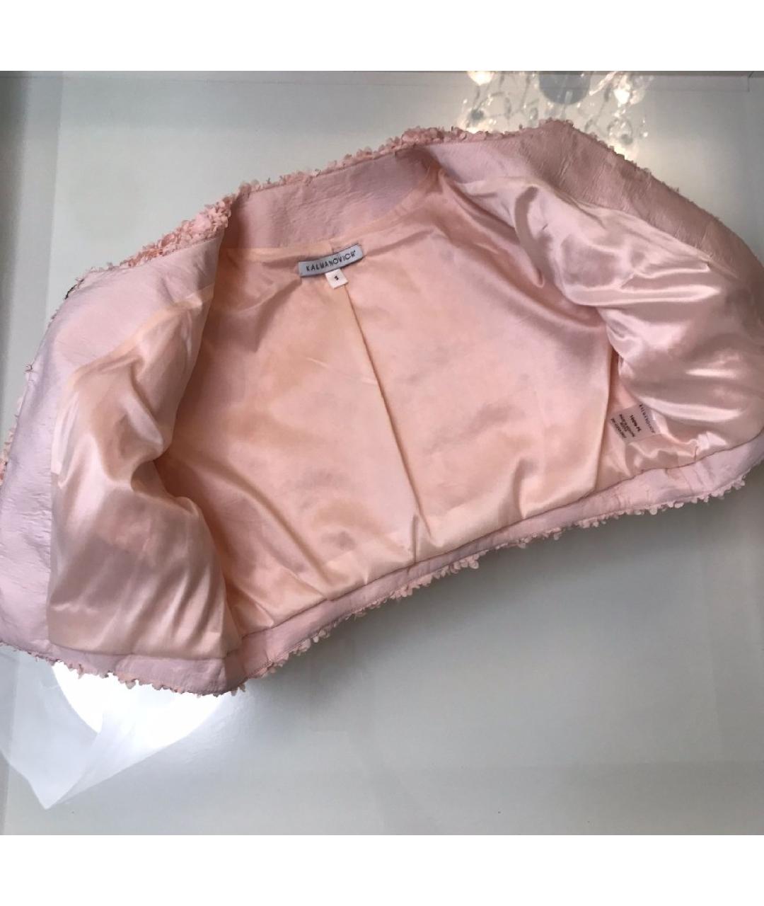 KALMANOVICH Розовый полиэстеровый костюм с брюками, фото 4