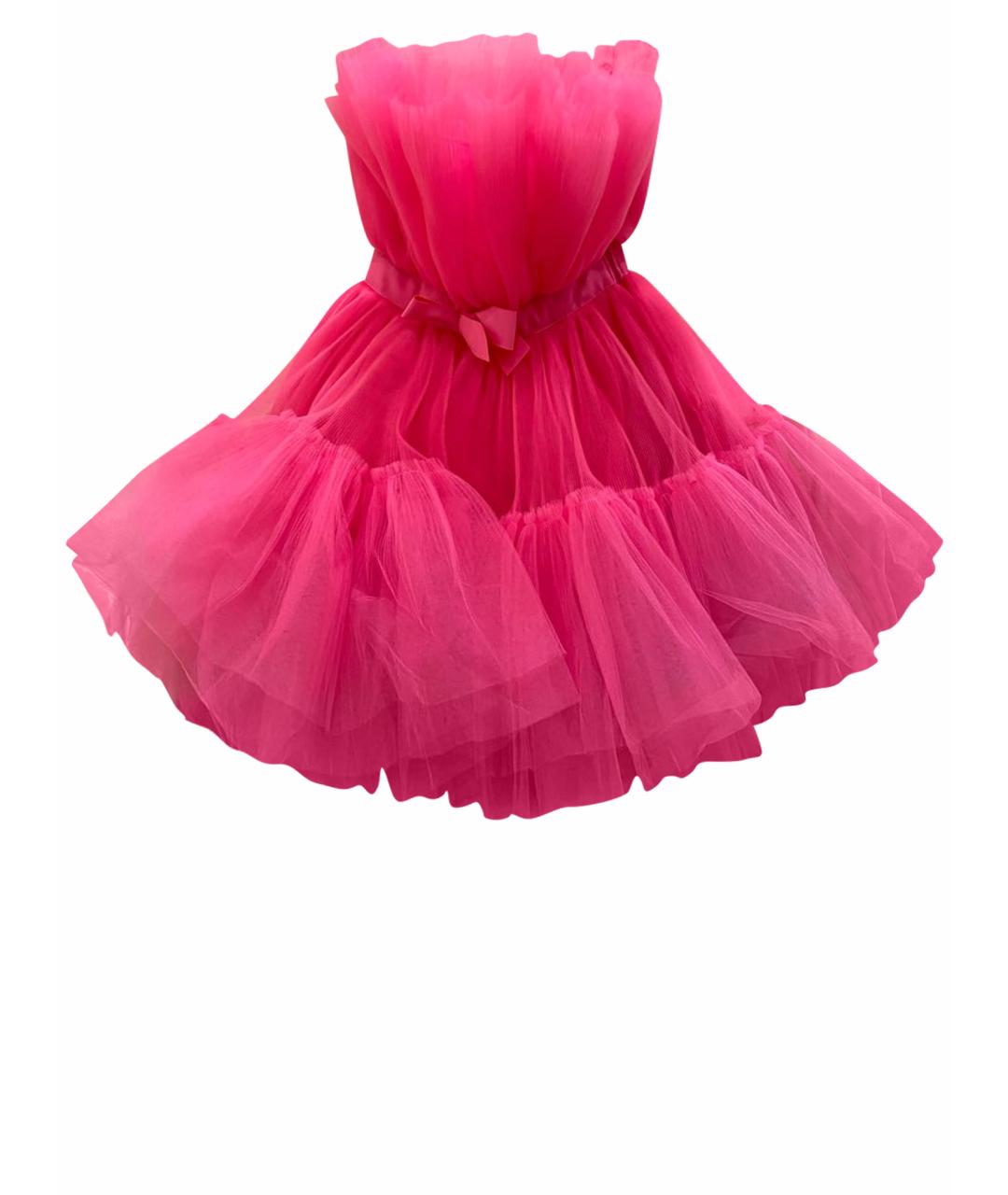 GIAMBATTISTA VALLI Розовое вечернее платье, фото 1