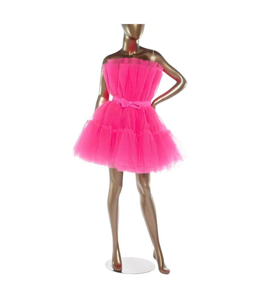 GIAMBATTISTA VALLI Розовое вечернее платье, фото 2