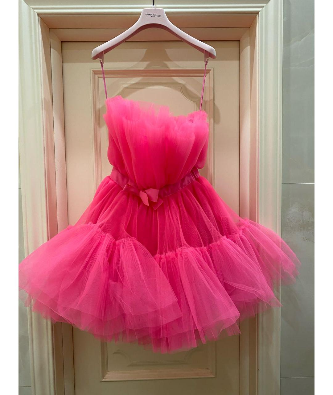 GIAMBATTISTA VALLI Розовое вечернее платье, фото 9