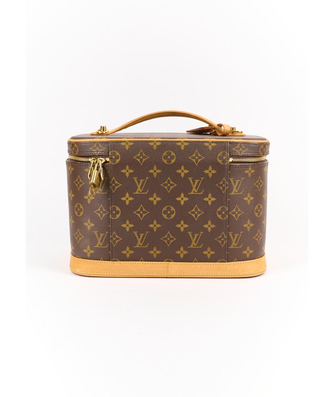 LOUIS VUITTON PRE-OWNED Коричневая косметичка, фото 3