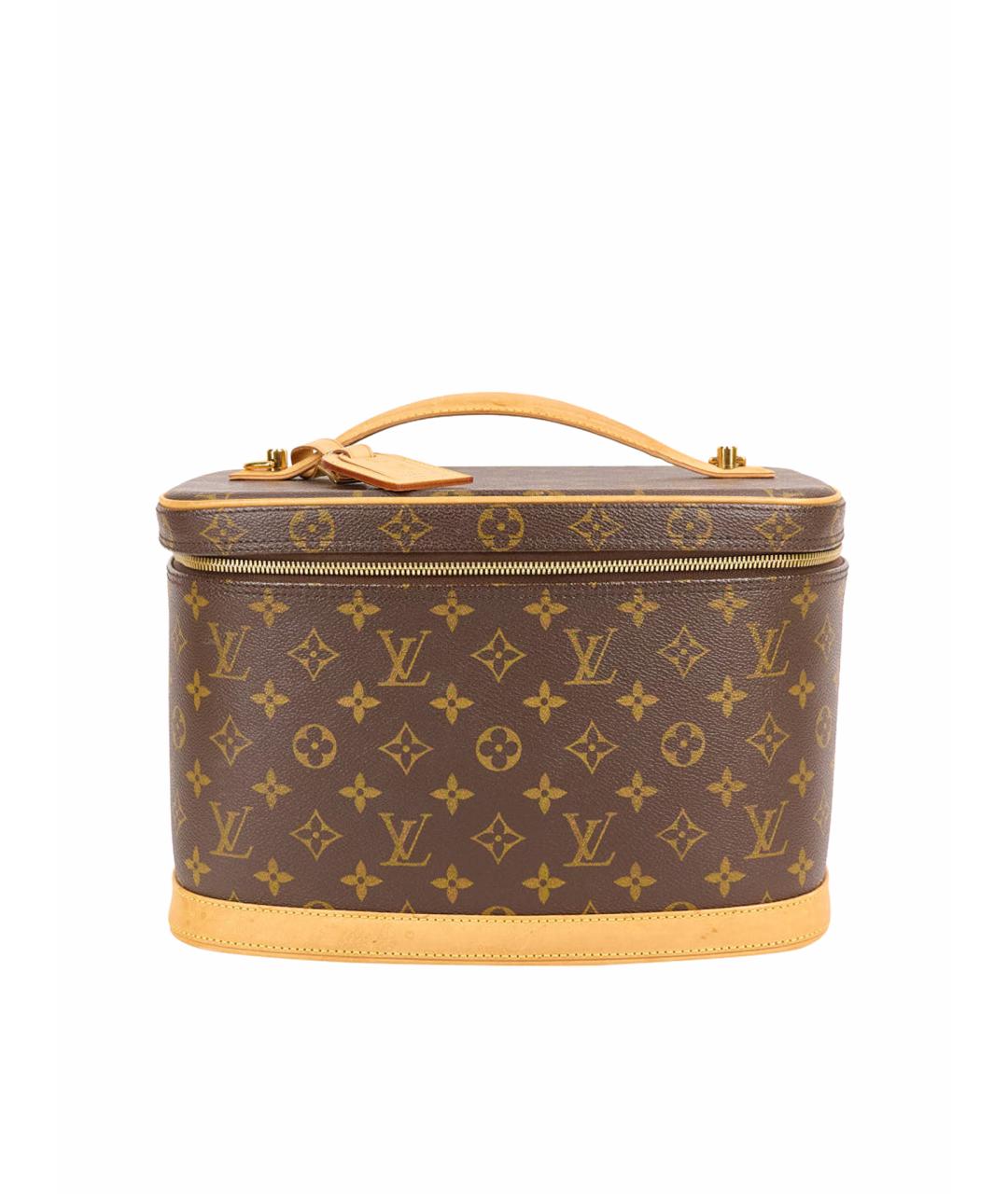 LOUIS VUITTON PRE-OWNED Коричневая косметичка, фото 1