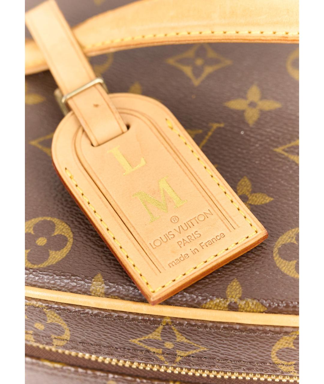 LOUIS VUITTON PRE-OWNED Коричневая косметичка, фото 6