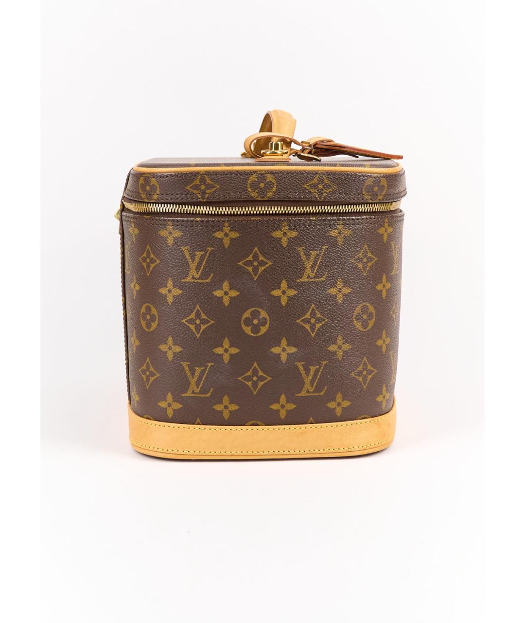 LOUIS VUITTON PRE-OWNED Коричневая косметичка, фото 2