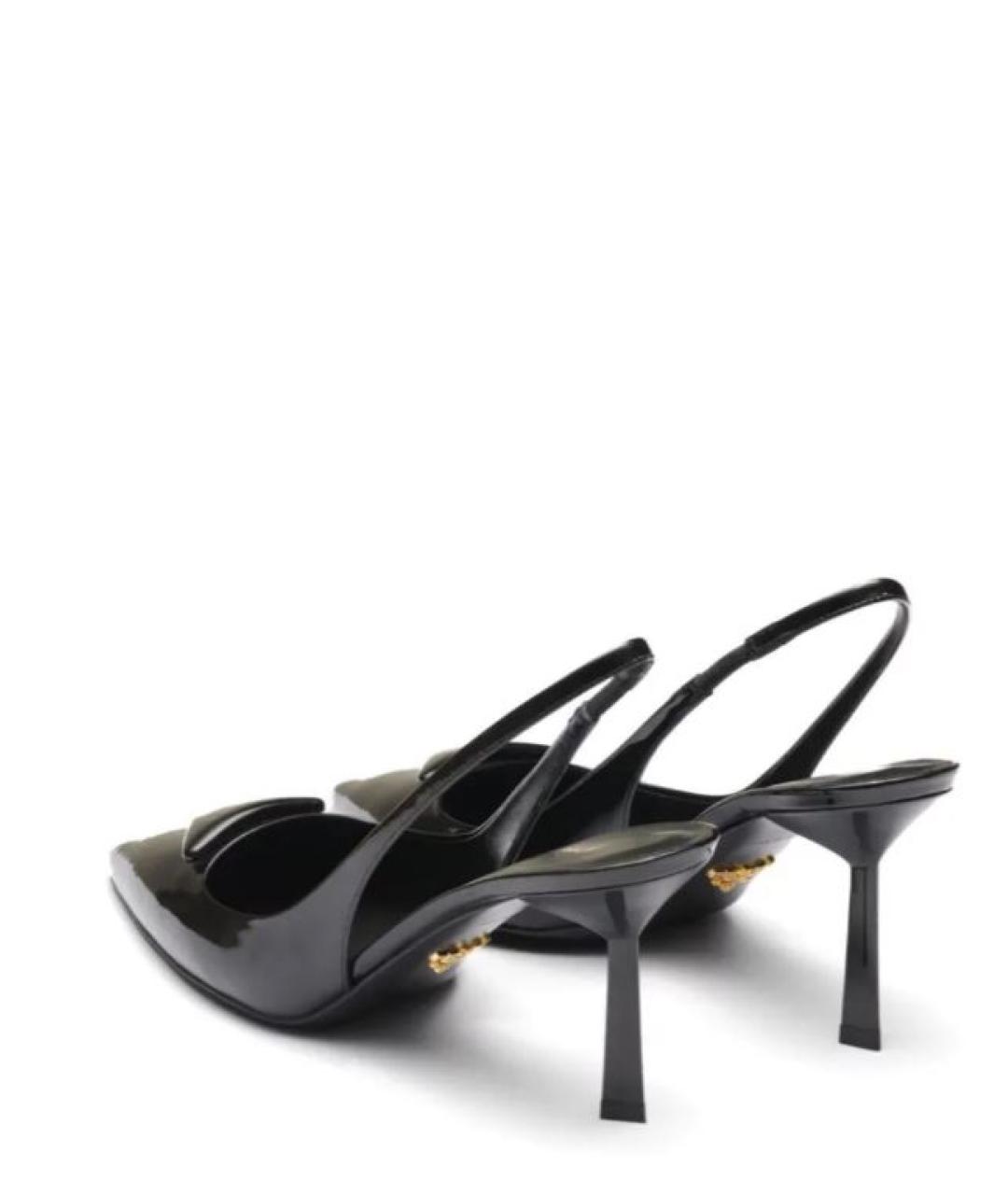 PRADA Черные кожаные туфли, фото 4