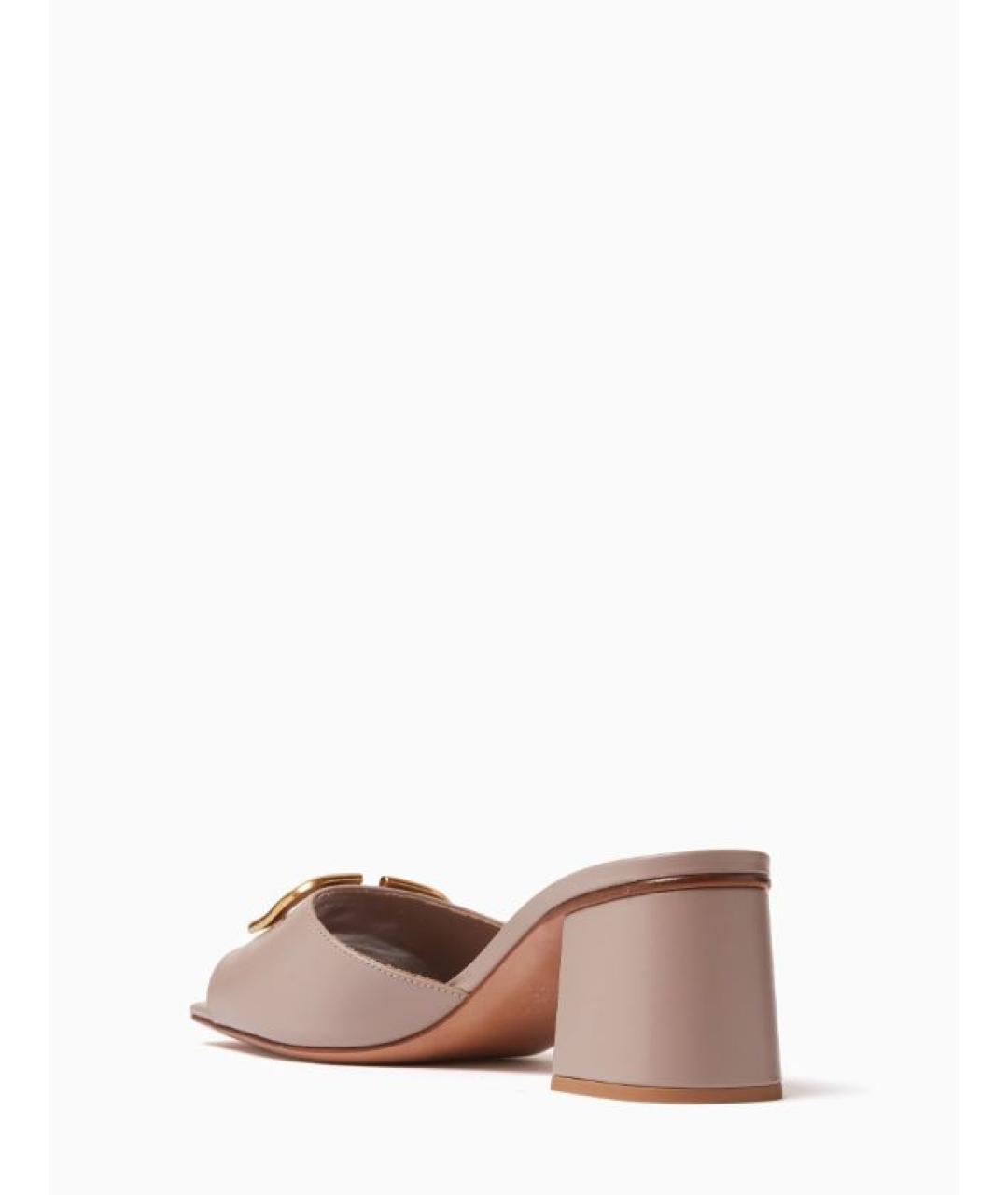 VALENTINO Бежевые мюли, фото 4