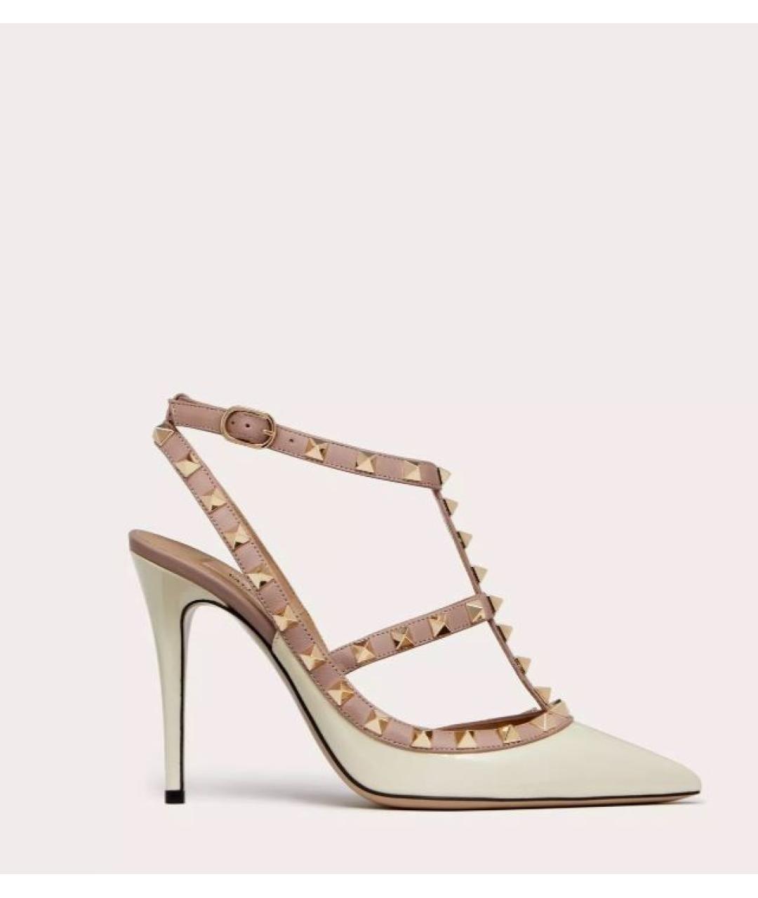 VALENTINO Белые туфли из лакированной кожи, фото 7