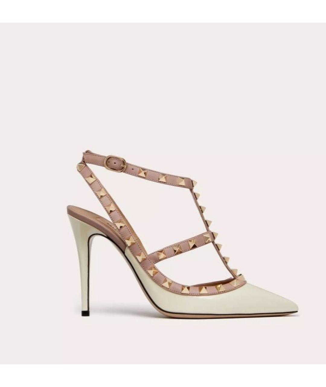 VALENTINO Белые туфли из лакированной кожи, фото 8