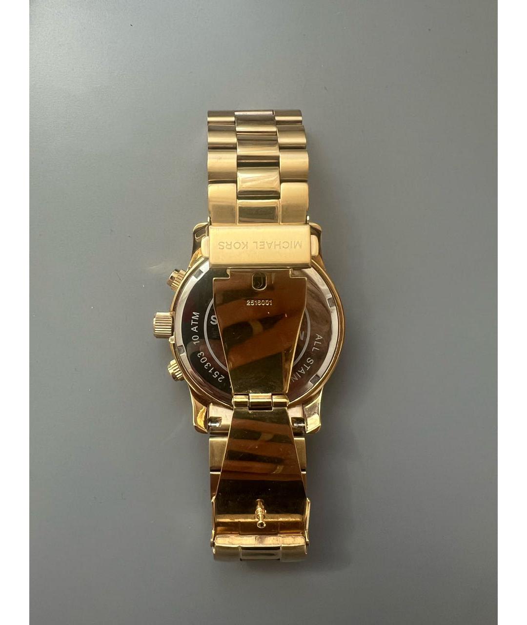 MICHAEL KORS Золотые часы, фото 3