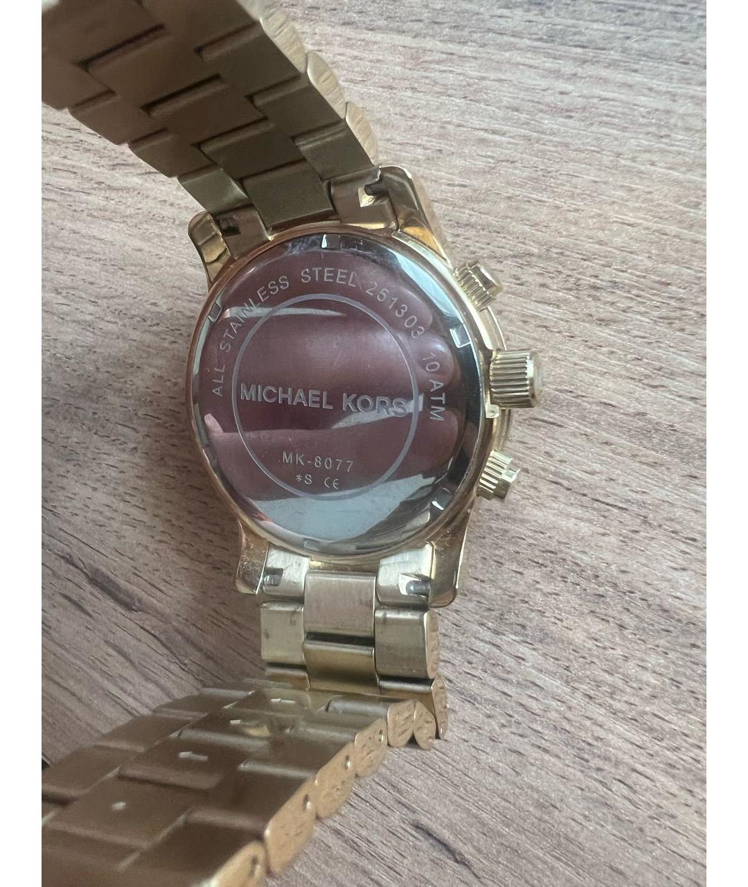 MICHAEL KORS Золотые часы, фото 2