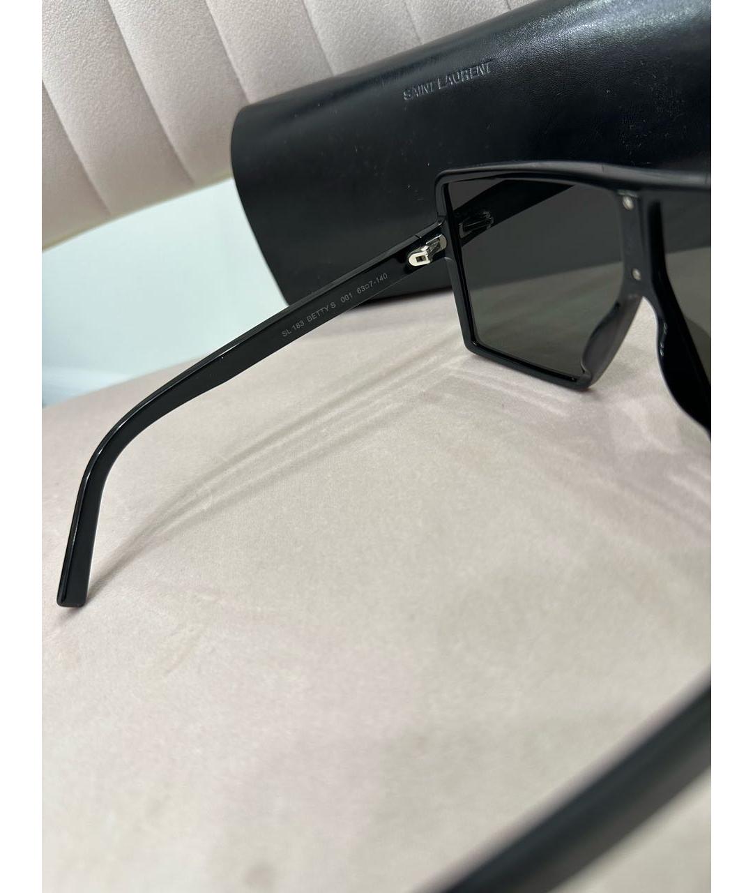 SAINT LAURENT Черные солнцезащитные очки, фото 4