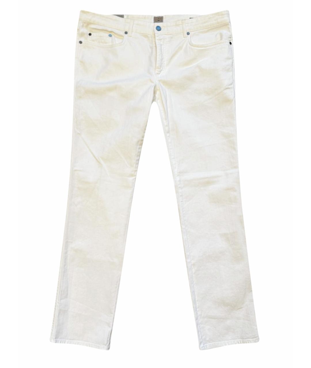ZZEGNA Белые прямые джинсы, фото 1