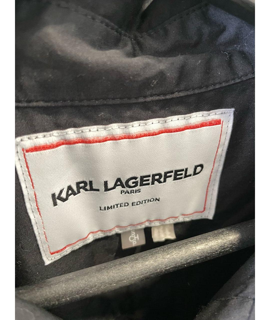 KARL LAGERFELD Черная рубашка, фото 3