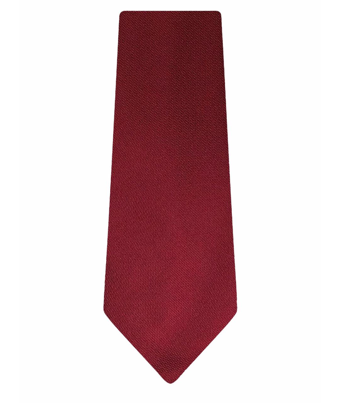 Cesare Attolini Красный шелковый галстук, фото 1