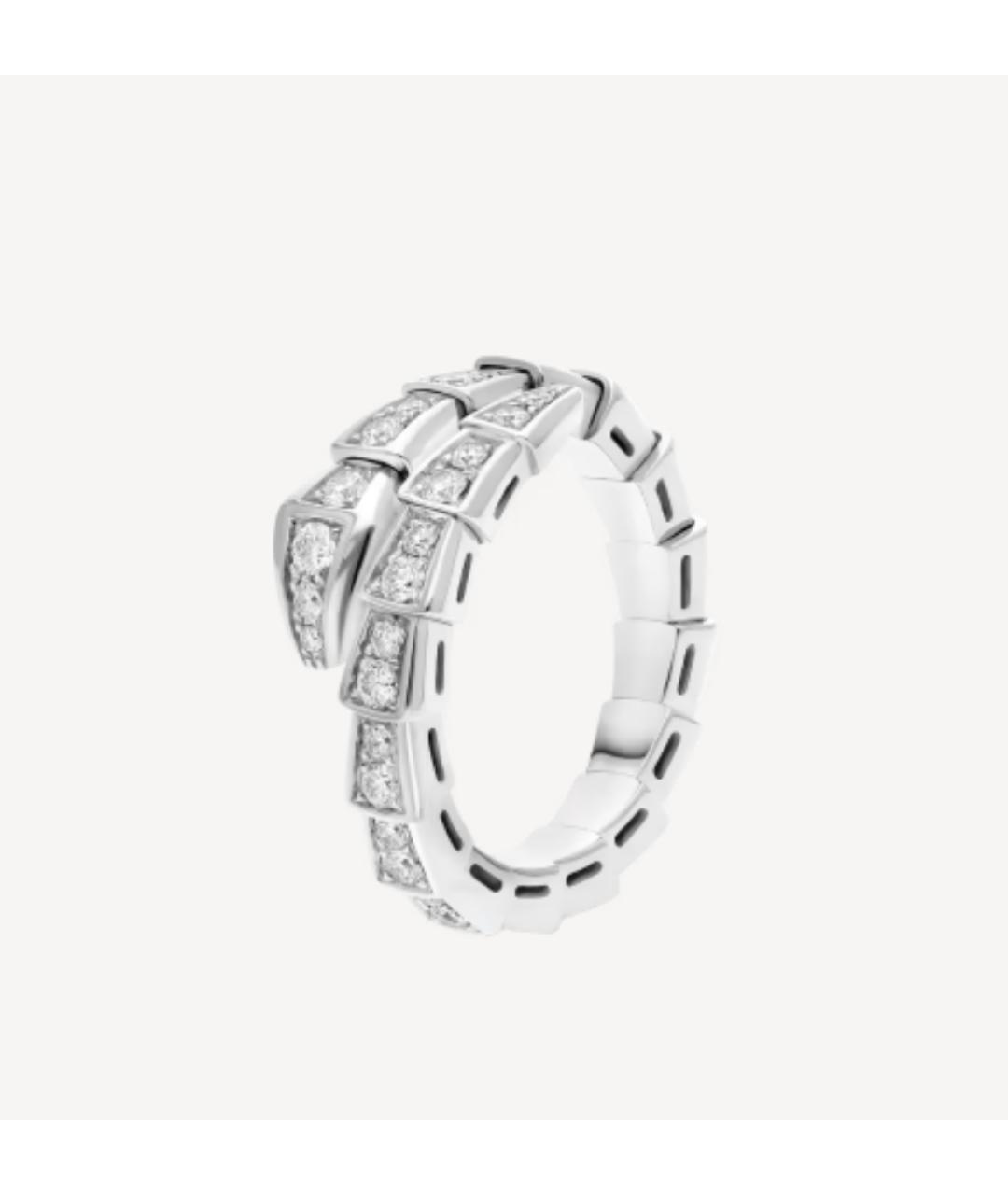 BVLGARI Серебряное кольцо из белого золота, фото 6