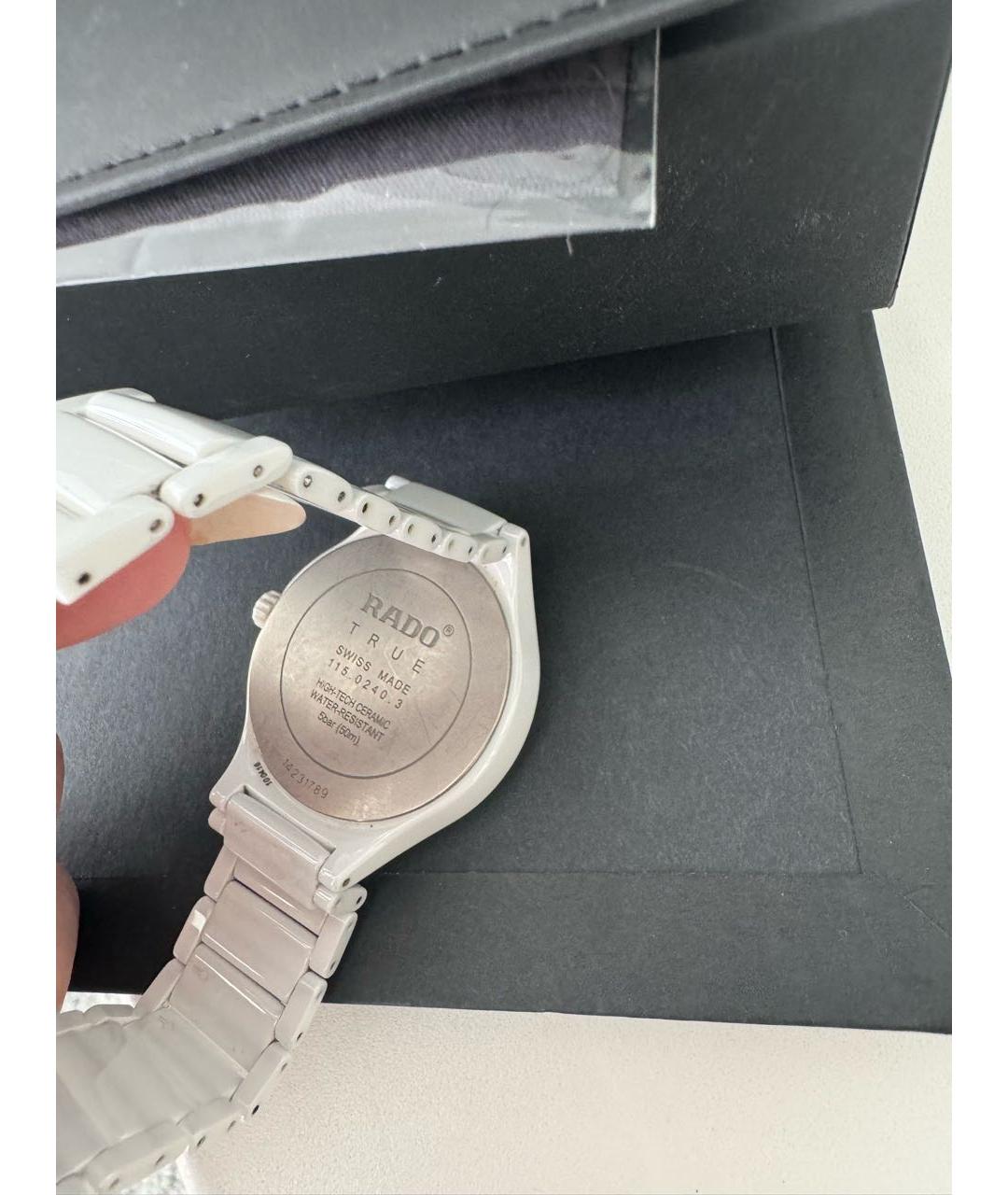 RADO Белые керамические часы, фото 3