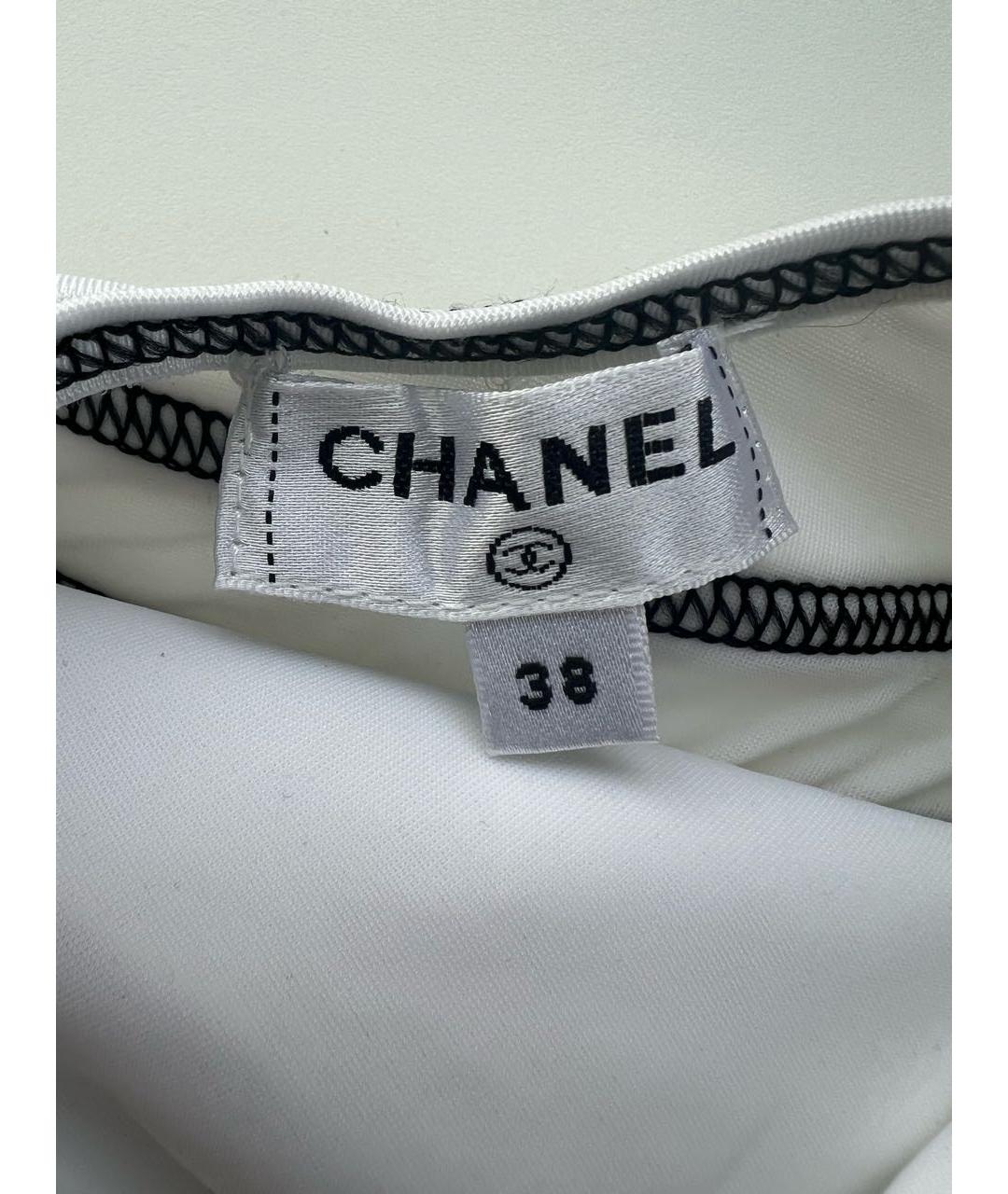 CHANEL PRE-OWNED Белый купальник, фото 7