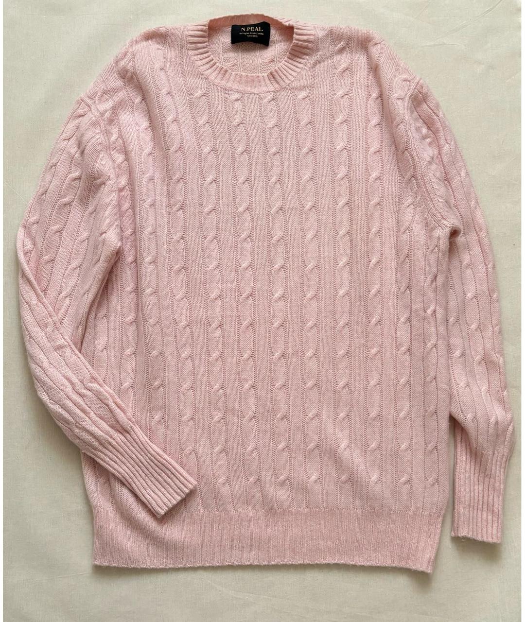 N.PEAL Розовый кашемировый джемпер / свитер, фото 8