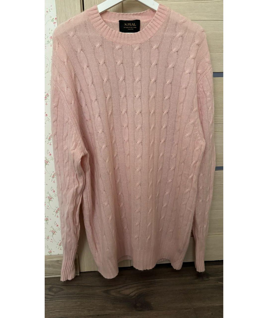 N.PEAL Розовый кашемировый джемпер / свитер, фото 2