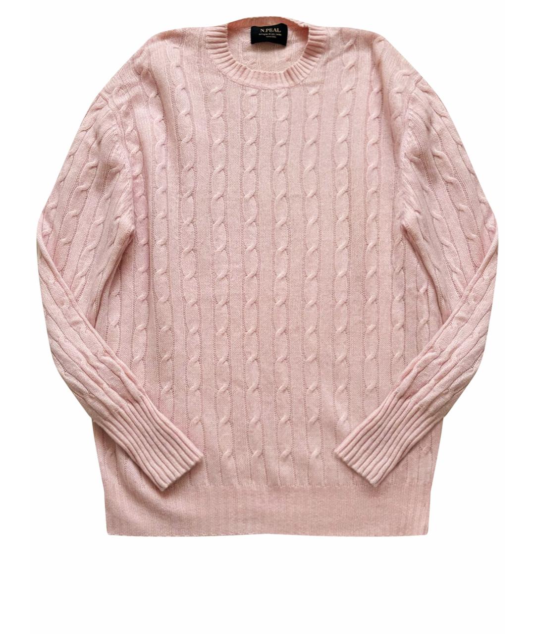 N.PEAL Розовый кашемировый джемпер / свитер, фото 1