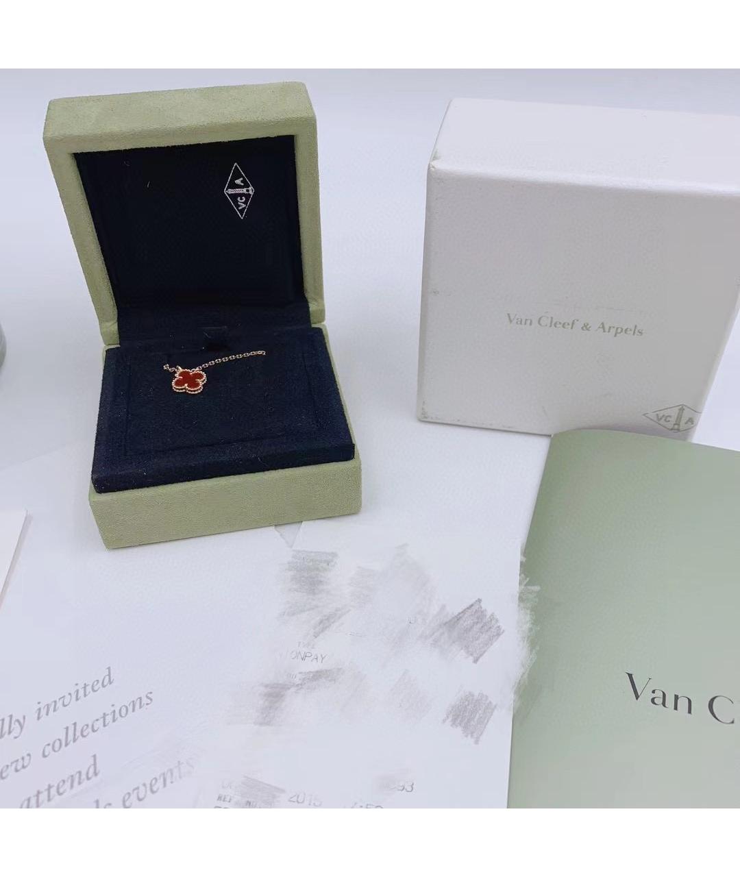 VAN CLEEF & ARPELS Красная подвеска из розового золота, фото 2