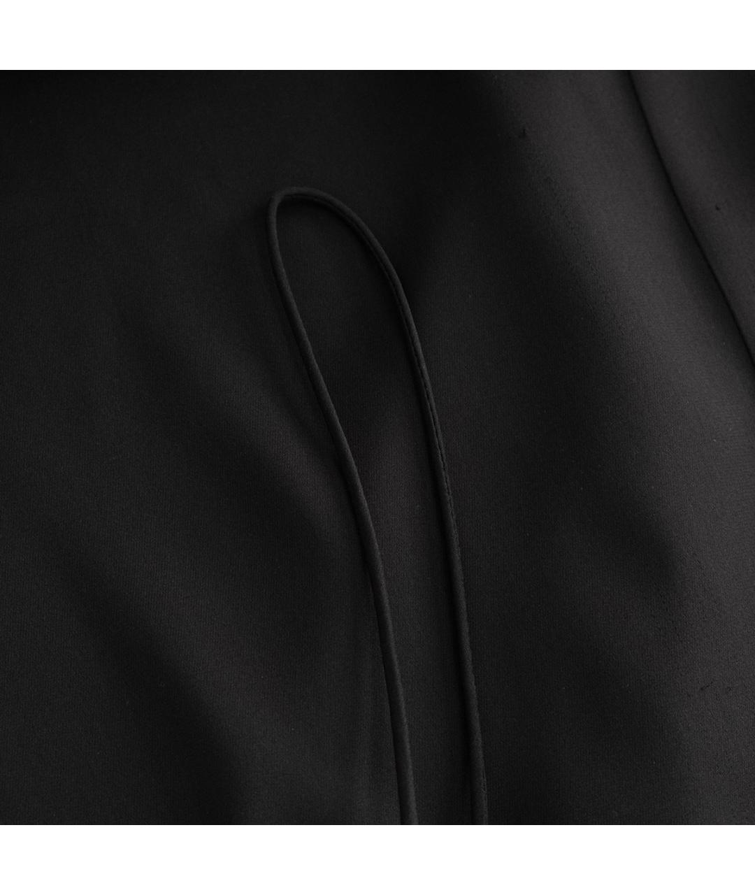 SALVATORE FERRAGAMO Черное шелковое вечернее платье, фото 4
