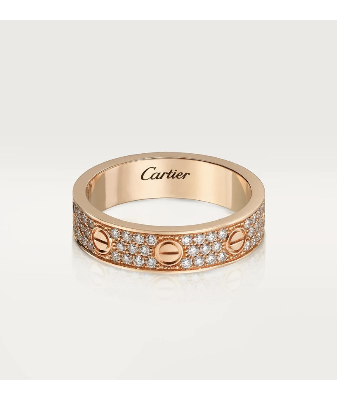 CARTIER Золотое кольцо из розового золота, фото 7