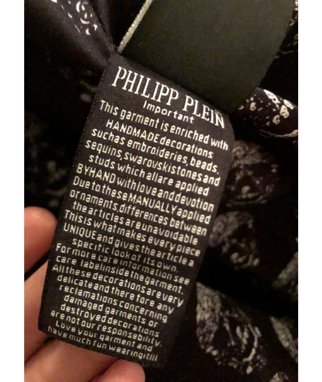 PHILIPP PLEIN Антрацитовое шерстяное пальто, фото 7