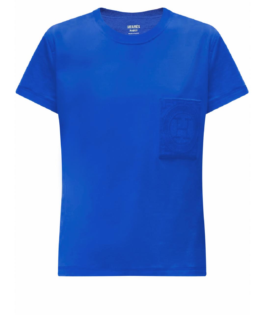 HERMES PRE-OWNED Синяя футболка, фото 1