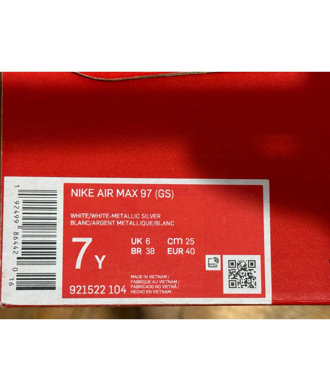NIKE Белые низкие кроссовки / кеды, фото 6